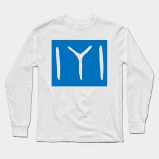 Large Blue Kayi Tribe Flag Symbol from Dirilis/Resurrection Ertugrul Long Sleeve T-Shirt